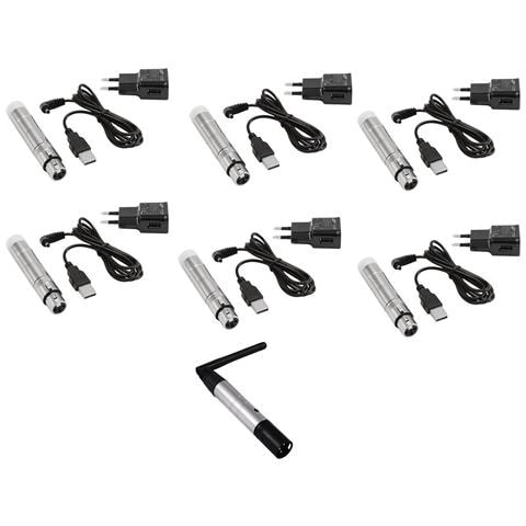 Set Quickdmx 1x Sender + 6x Akku Empfnger (20000902) - Foto 1
