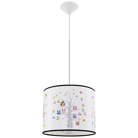 Sollux Lighting Lampada A Sospensione Owls 30 Sl.1422 - Moderno Lampade A Sospensione Multicolore 82x30x30 Cm - Foto 1