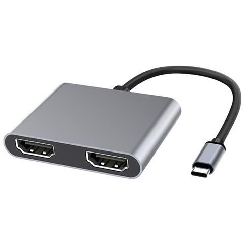Hub Type-c 2 In 1: Doppia Uscita Hdmi Per Una Connessione Fluida - Foto 1