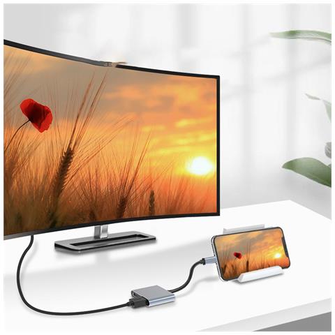 Hub Type-c 2 In 1: Doppia Uscita Hdmi Per Una Connessione Fluida - Foto 2
