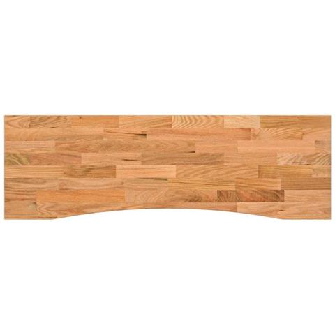 Piano Scrivania Marrone Chiaro 160x50x2,5 Cm In Rovere Massello - Foto 2