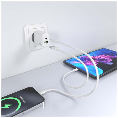 A110-0911 Caricabatterie per dispositivi mobili Universale Bianco AC Ricarica rapida Interno - Foto 6