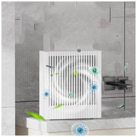 Purificatore D'aria Compatto Per Casa E Auto - Bianco, Portatile - Foto 4