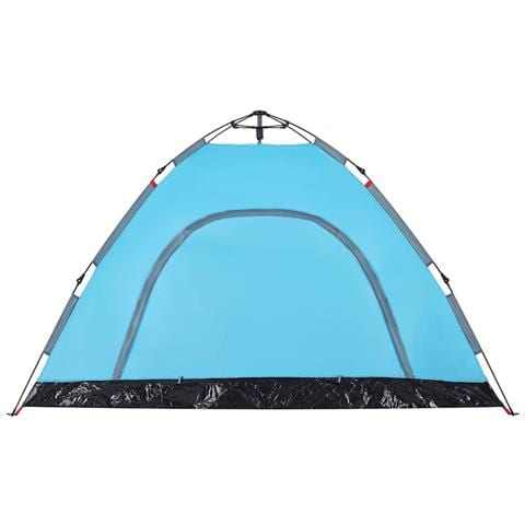 Tenda da Campeggio 4 Persone Blu a Rilascio Rapido - Foto 8