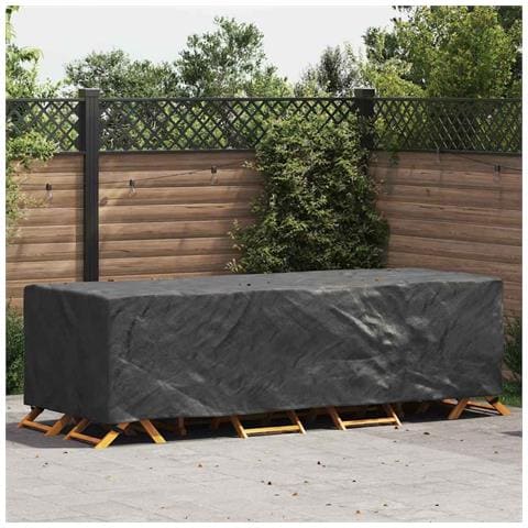 Copertura per mobili da esterno Nero 270 x 110 x 70 cm 420D - Foto 2