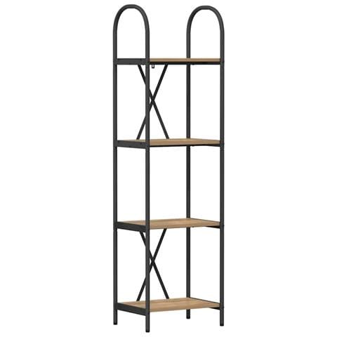 Libreria rovere artigianale 40 x 30 x 146 cm Legno multistrato - Foto 1