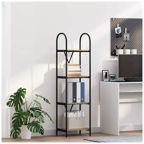 Libreria rovere artigianale 40 x 30 x 146 cm Legno multistrato - Foto 2