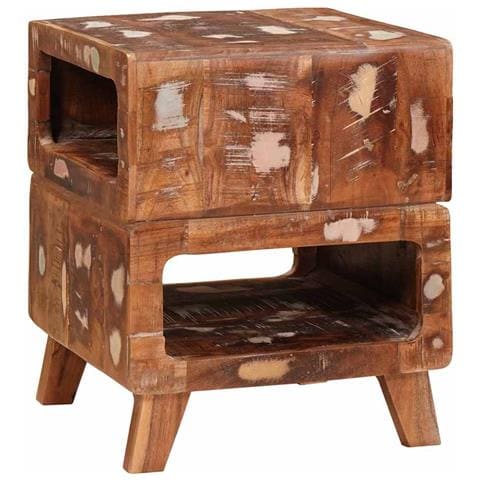 Tavoli da Fine Multicolore legno massello di riciclo - Foto 1
