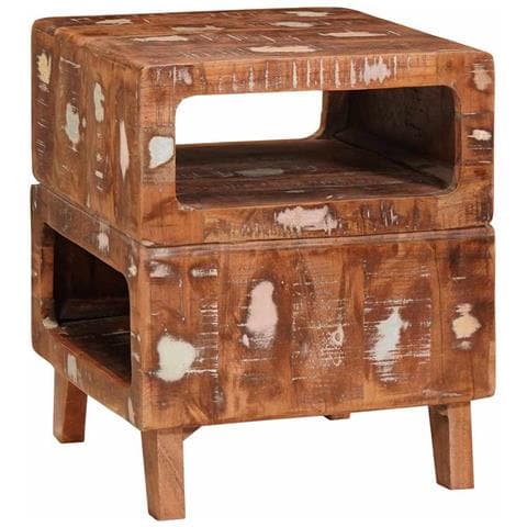 Tavoli da Fine Multicolore legno massello di riciclo - Foto 2
