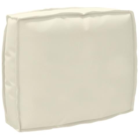 Cuscino per schienale pallet con cuscino Crema 50 x 40 x 12 cm - Foto 1