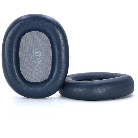 2 Cuscinetti Auricolari In Pelle Di Agnello Compatibili Con Cuffie Anc B&o Beoplay H95 - Cuscinetti Auricolari In Memory Foam Blue - Foto 1