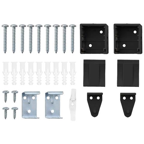 Tenda per Finestra con tende Nero Alluminio - Foto 9