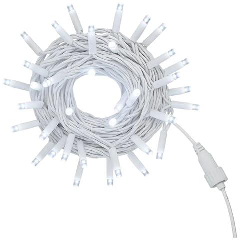 Catena 100led 10m Filo Bianco Varie Luci Ip65 (luce Bianca) - Foto 1