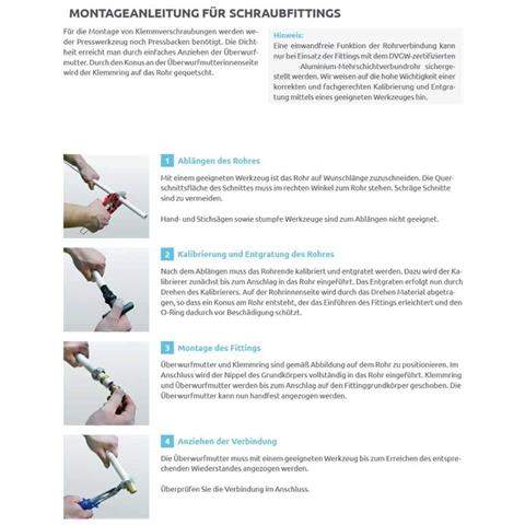 Raccordo A T Idraulico A Vite 26mm Per Tubi Multistrato - Boni - Foto 2