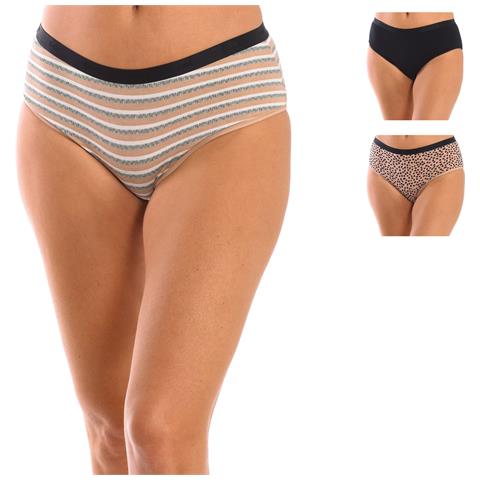 Confezione Da 3 Pantaloni Culotte New York Con Fodera Interna D4c20 - Foto 7