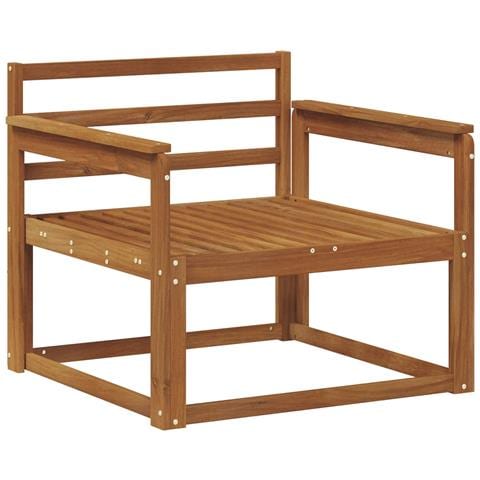 Divano centrale per esterno Legno di Acacia Massello Naturale - Foto 1