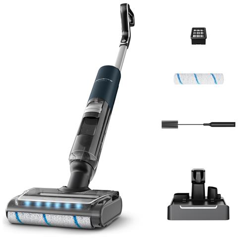X-Clean 7 GZ5735E0 scopa elettrica Aspirapolvere elettrica Batteria Secco e bagnato Senza sacchetto 0,5 L Nero, Cromo - Foto 1