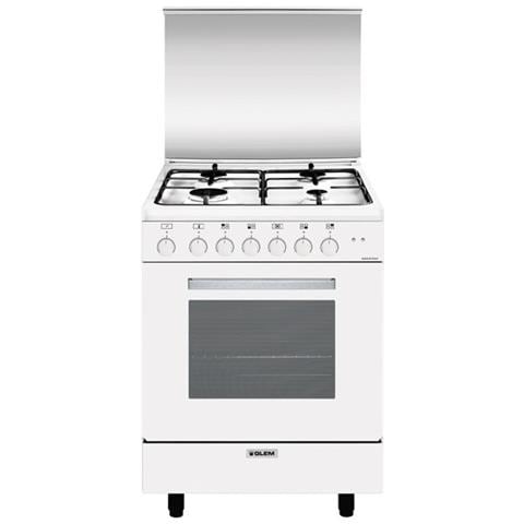 Cucina Elettrica A654MX6 4 Fuochi Gas Forno Elettrico Classe A Dimensioni 60x50 Colore Bianco Serie Alpha - Foto 7