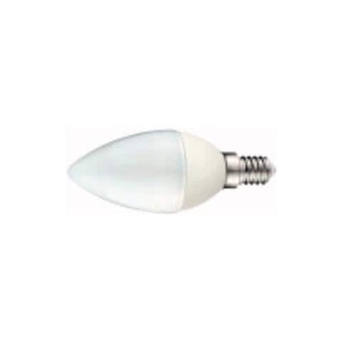 Lampadina A Led Candela E14 6w = Circa 40w Bianco Caldo 3000k - Attacco Piccolo 180609200 - Foto 1