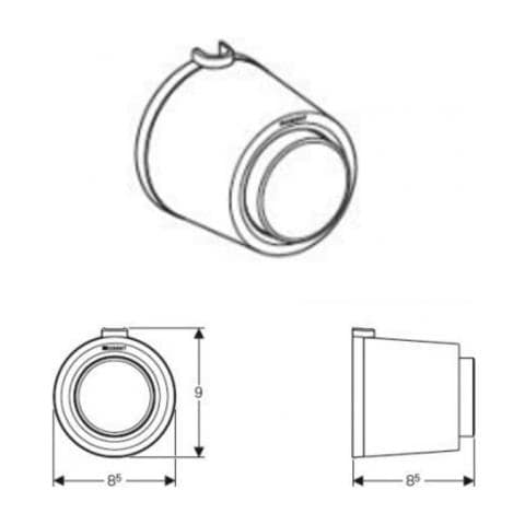 Comando Pneumatico Esterno 116.047.11.1 Bianco - Foto 2