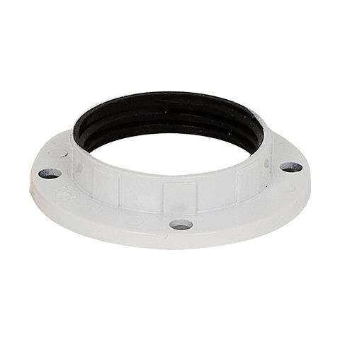 Ghiera Per Portalampada - E27 - ? 55 Mm. Colore Bianco - Foto 1
