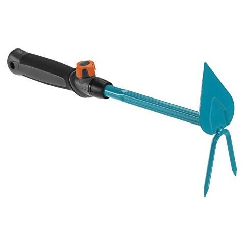 Zappetta combisystem: Zappa doppia Bidente per dissodare il terreno, larghezza di lavoro 6 centimetri, una punta, protetta dal corrosione (891120) - Foto 1