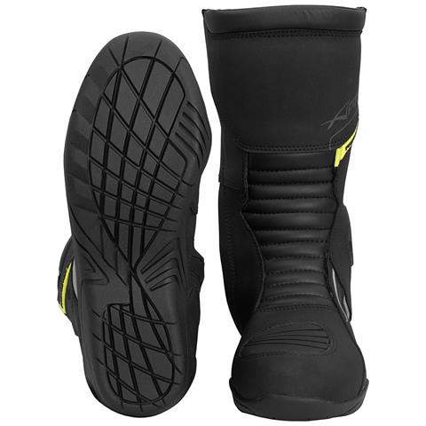 Stivaletti Omologati Ce Moto Impermeabili Traspiranti Turismo Strada Sport Nero 41 - Foto 5