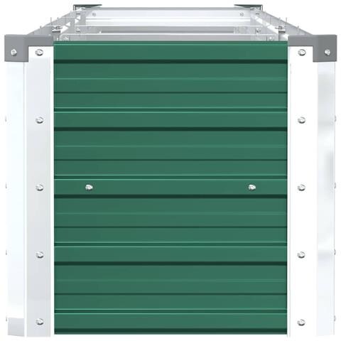 Fioriera Per Giardino In Acciaio Zincato 320x40x45 Cm Verde - Foto 9