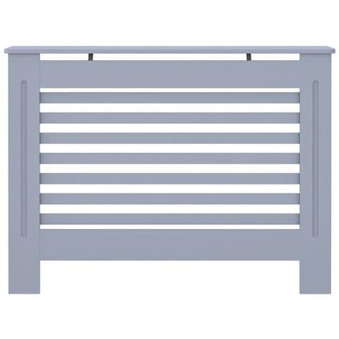 Copertura per Radiatore Antracite 112x19x81,5 cm in MDF - Foto 7