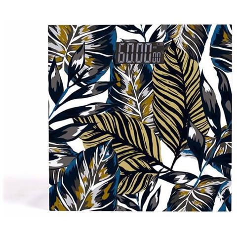 Dom382fe - Bilancia Elettronica Da Bagno - Stampa Su Fogli - Vassoio In Vetro - Peso Fino A 180 Kg - Precisione 100 G - Foto 1