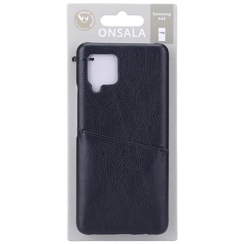 Cover Cellulare Nera Con Slot Per Schede Samsung A42 - Foto 2