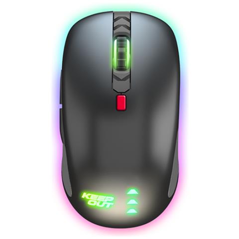 X4Pro USB Ottico 2500DPI Ambidestro Nero, Grigio, Rosso mouse - Foto 1