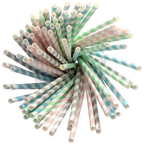 87011 Cannuccia Monouso 100 Pz Colori Assortiti - Foto 3