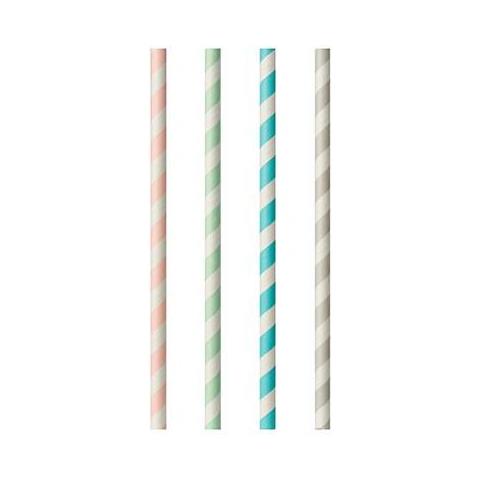 87011 Cannuccia Monouso 100 Pz Colori Assortiti - Foto 1