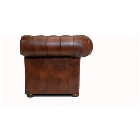 Divano First Class Pelle | 5 Posti | Cloudy Vecchio Marrone | 12 Anni Di Garanzia - Foto 2