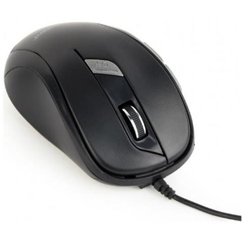 Mouse Mus-6b-01 (ottico; 1600 Dpi; Nero) - Foto 1