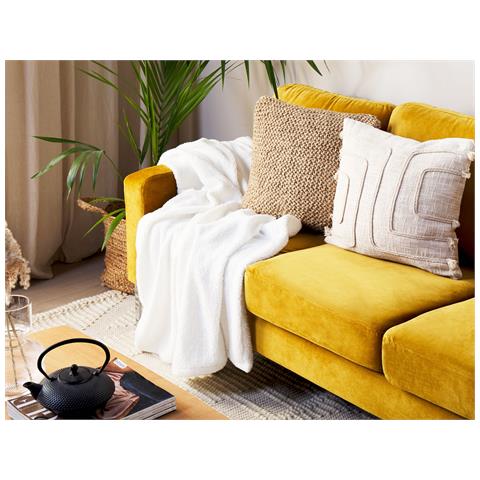 Coperta Mirge 125 X 150 Cm Bianco - Foto 1