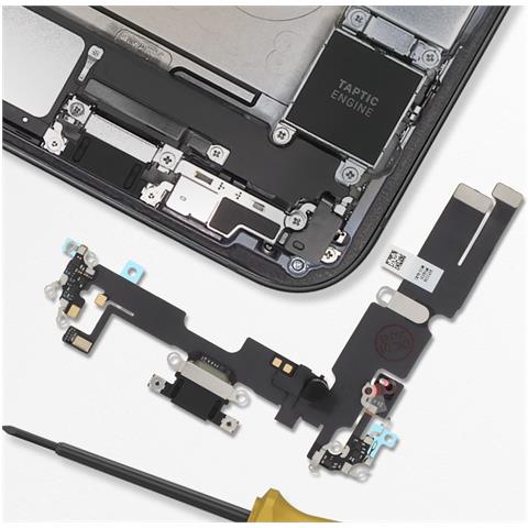 Connettore Ricarica Lightning Per Iphone 14 Plus, Nero - Foto 2