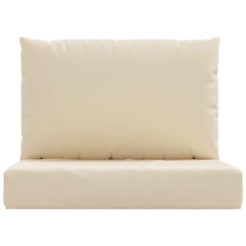 Cuscini Per Pallet 2 Pz Beige In Tessuto Oxford - Foto 2