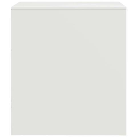 Comodino Bianco 34,5x39x44 cm in Acciaio - Foto 10
