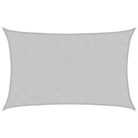 Vela Parasole Grigio Chiaro 8x5 M 100% Poliestere Oxford - Foto 2
