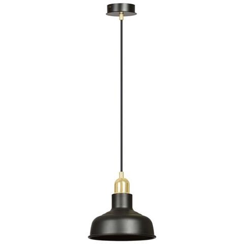 Lampada A Sospensione Ibor - Nero - Acciaio Verniciato A Polvere - 21x100x21 Cm - Foto 1