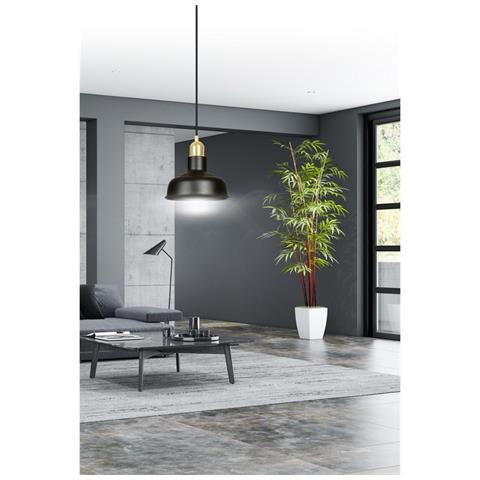Lampada A Sospensione Ibor - Nero - Acciaio Verniciato A Polvere - 21x100x21 Cm - Foto 8