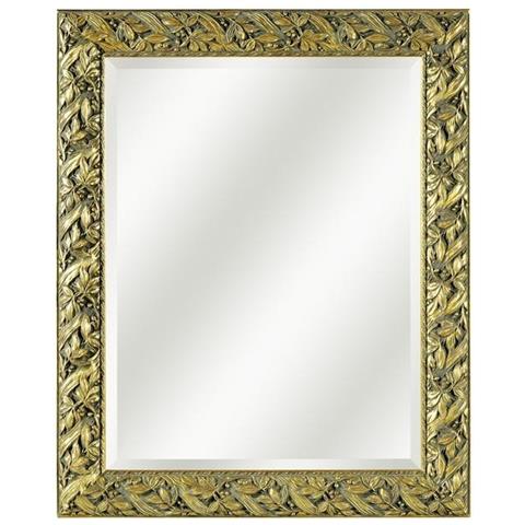 Specchiera In Foglia Oro Rettangolare Misure: 78 X 98 X 4 - Foto 1