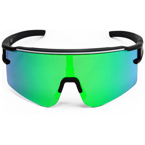 Sunthrill Set Occhiali Da Sole Sportivi Neri - Foto 3