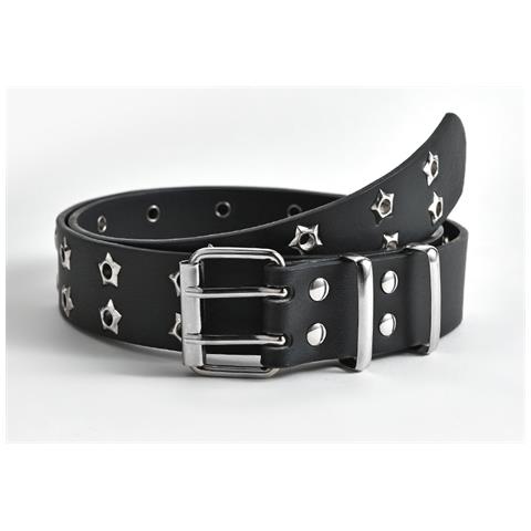 Cintura Ampia Con Doppia Fila Di Fori Decorata Con Occhi A Stella Black - Foto 1