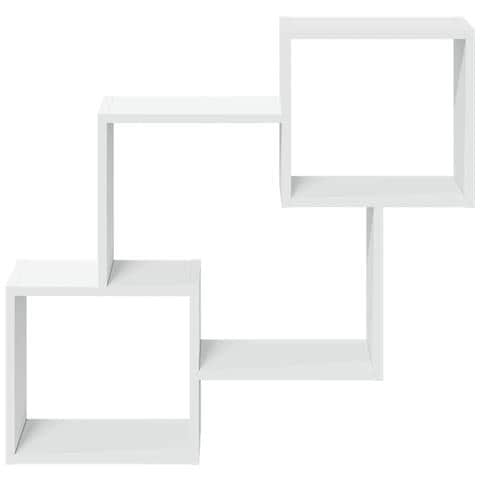 Mobile A Parete 78x18x71 Cm Bianco In Legno Multistrato - Foto 10