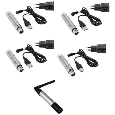 Set Quickdmx 1x Sender + 4x Akku Empfnger (20000901) - Foto 1
