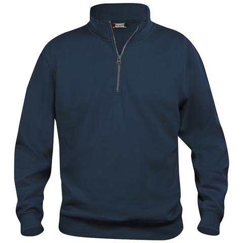 Basic Half Zip Blu Scuro M - Foto 1