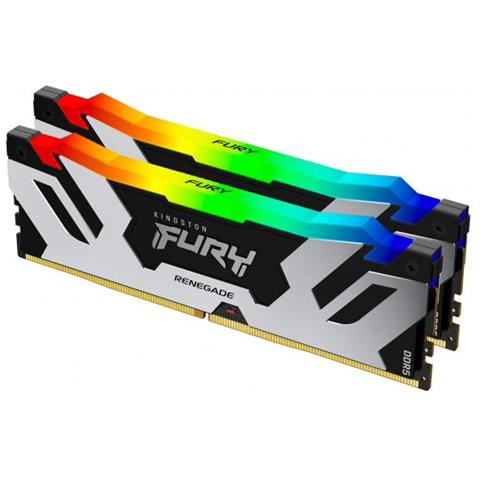 Technology Fury 64gb 6400mt /s Ddr5 Cl32 Dimm (kit Da 2) Renegade Rgb Xmp - Foto 1